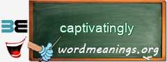 WordMeaning blackboard for captivatingly